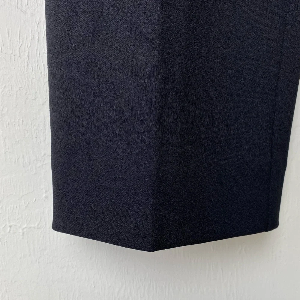 JOSEPH RIBKOFF Back Slit Classic Black Slim Fit Pull On Ankle Pants, size 12 - Picture 4 of 11
